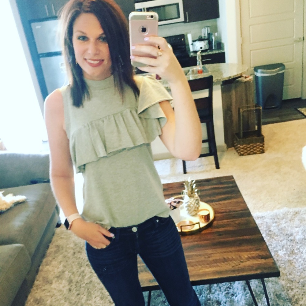 BP one shoulder top
